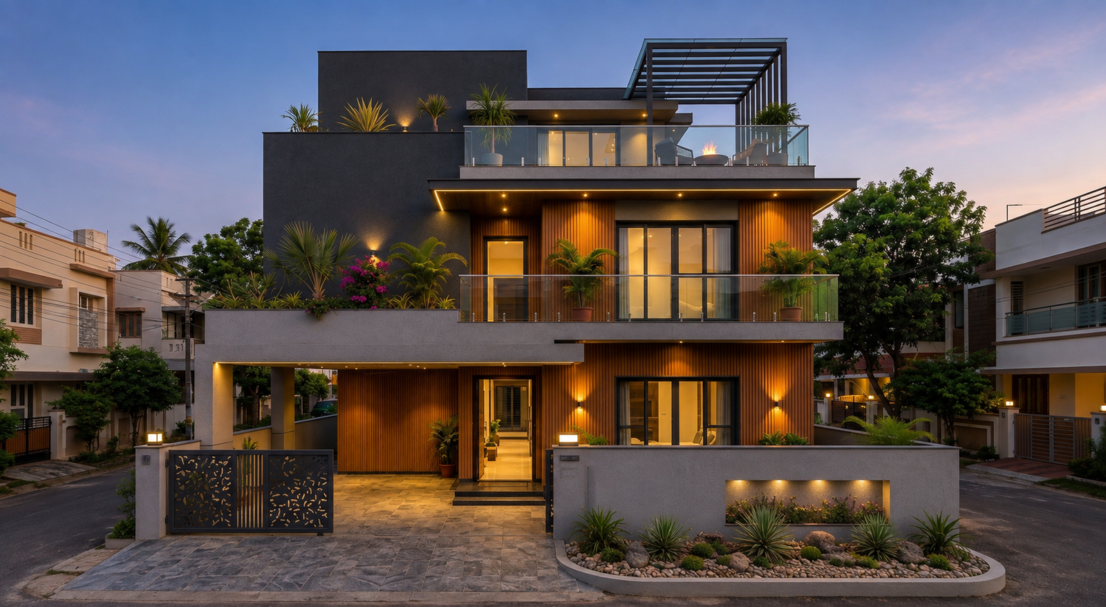 Residential home construction in Coimbatore